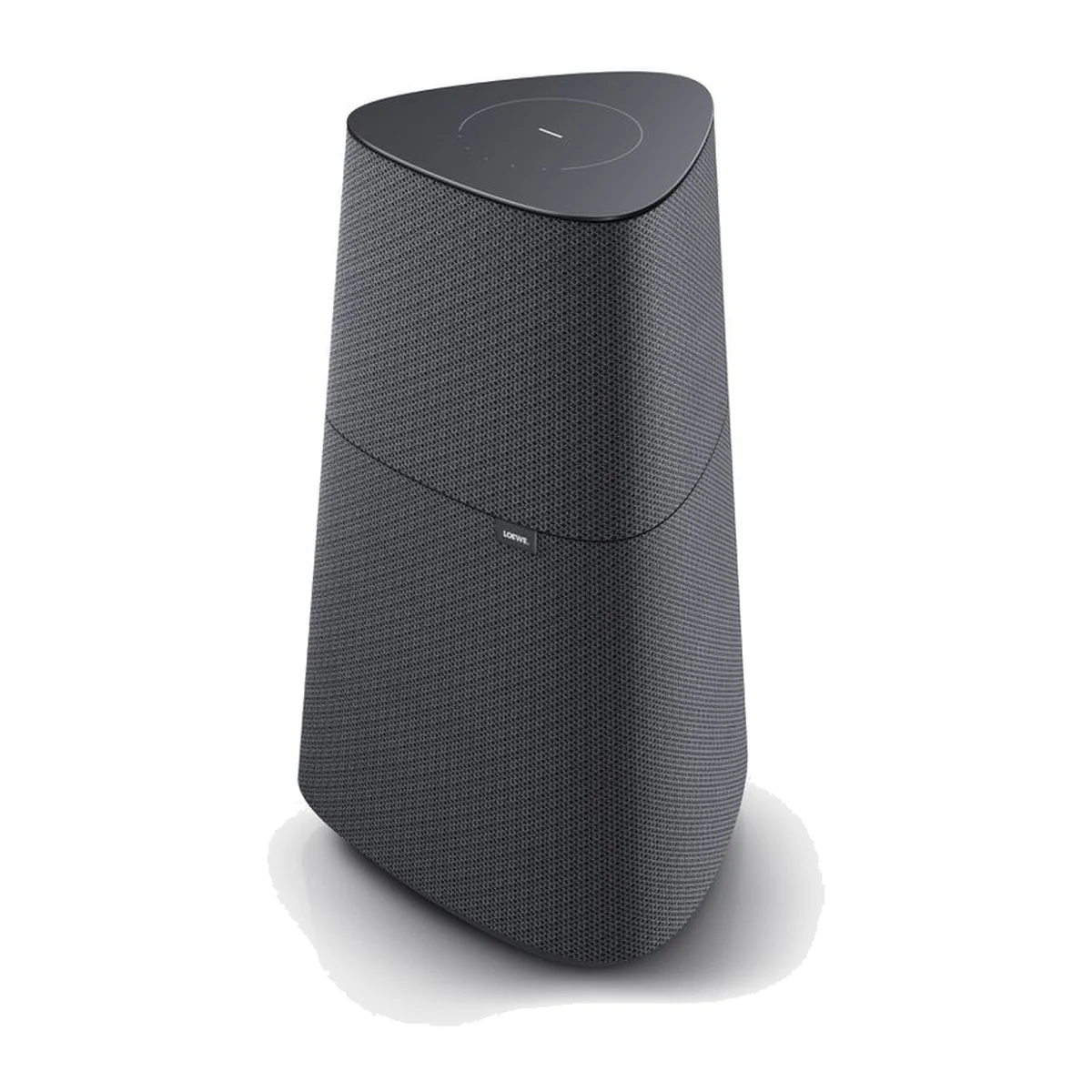 Loewe klang mr3 Multiroom-Lautsprecher in Basalt Grey, Schrägansicht