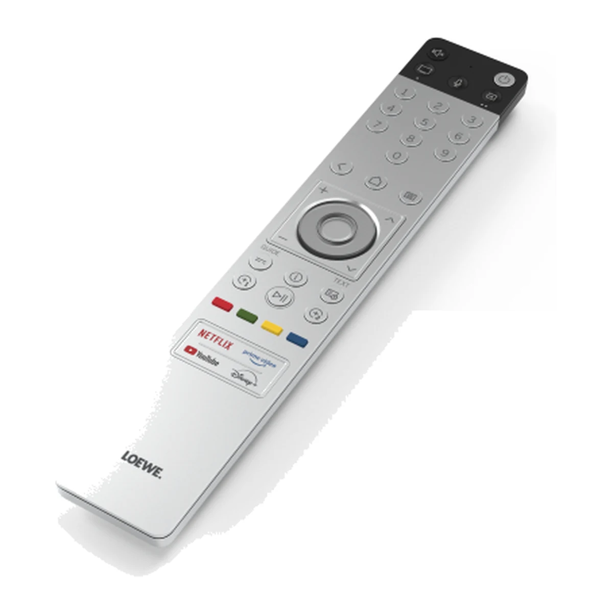 Loewe Remote VI ALU SL8 Fernbedienung mit Streaming-Direktwahltasten