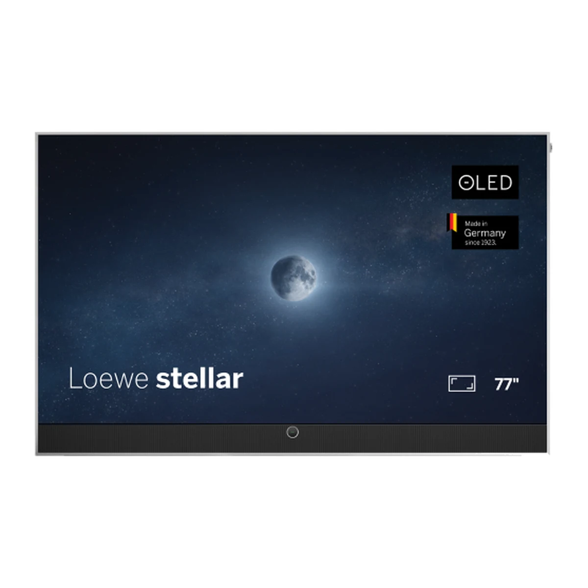 Loewe stellar 77 dr+ in Alu und Alu matt (silber), OLED-Fernseher mit 77 Zoll