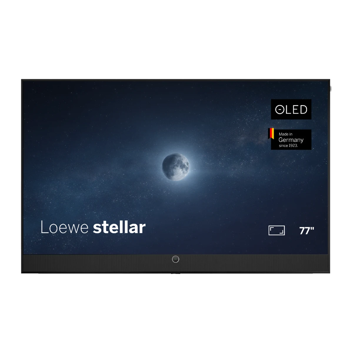 Loewe stellar 77 dr+ in Alu black und black (schwarz), OLED-Fernseher mit 77 Zoll