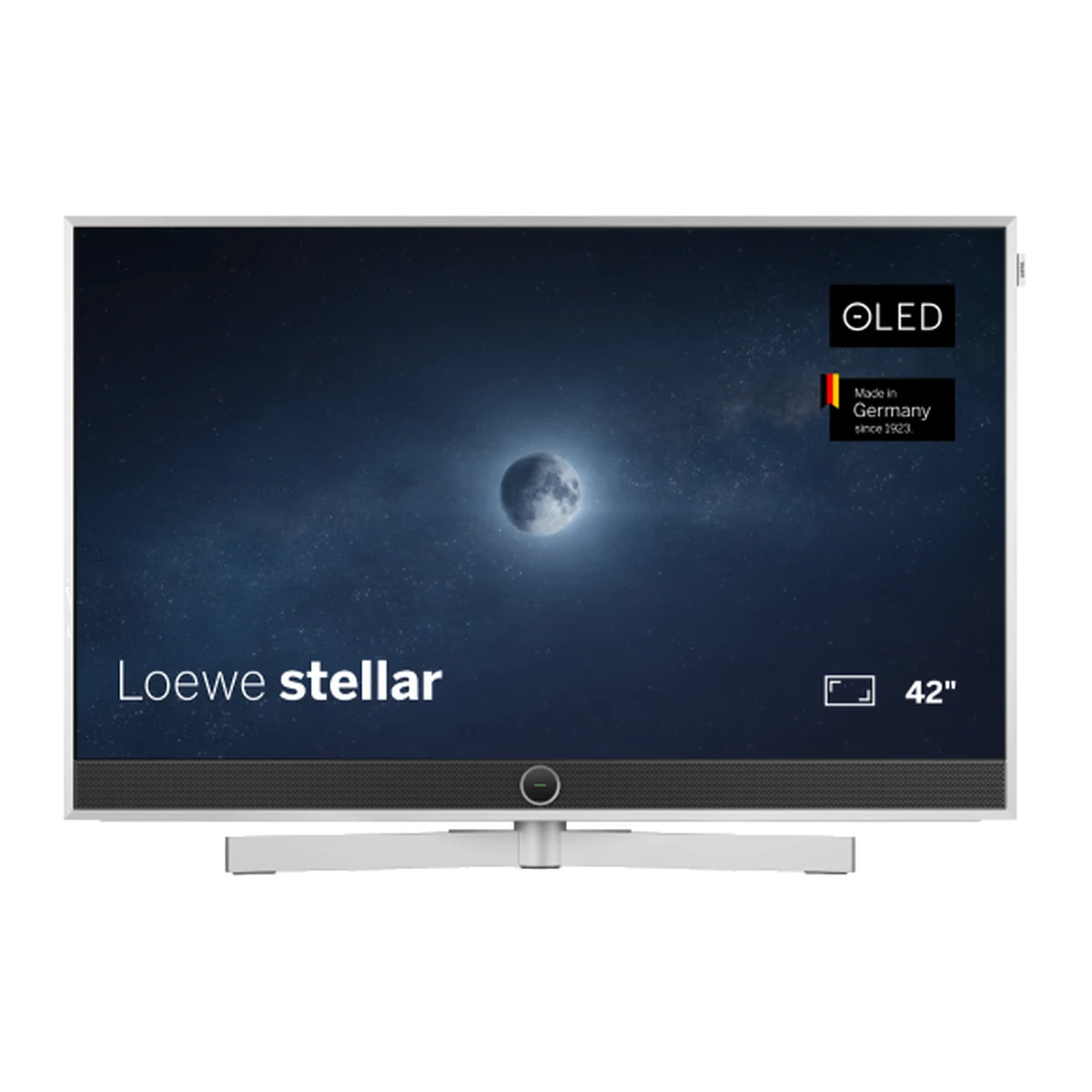 Loewe stellar 42 in Alu und Concrete, OLED-Fernseher 42 Zoll