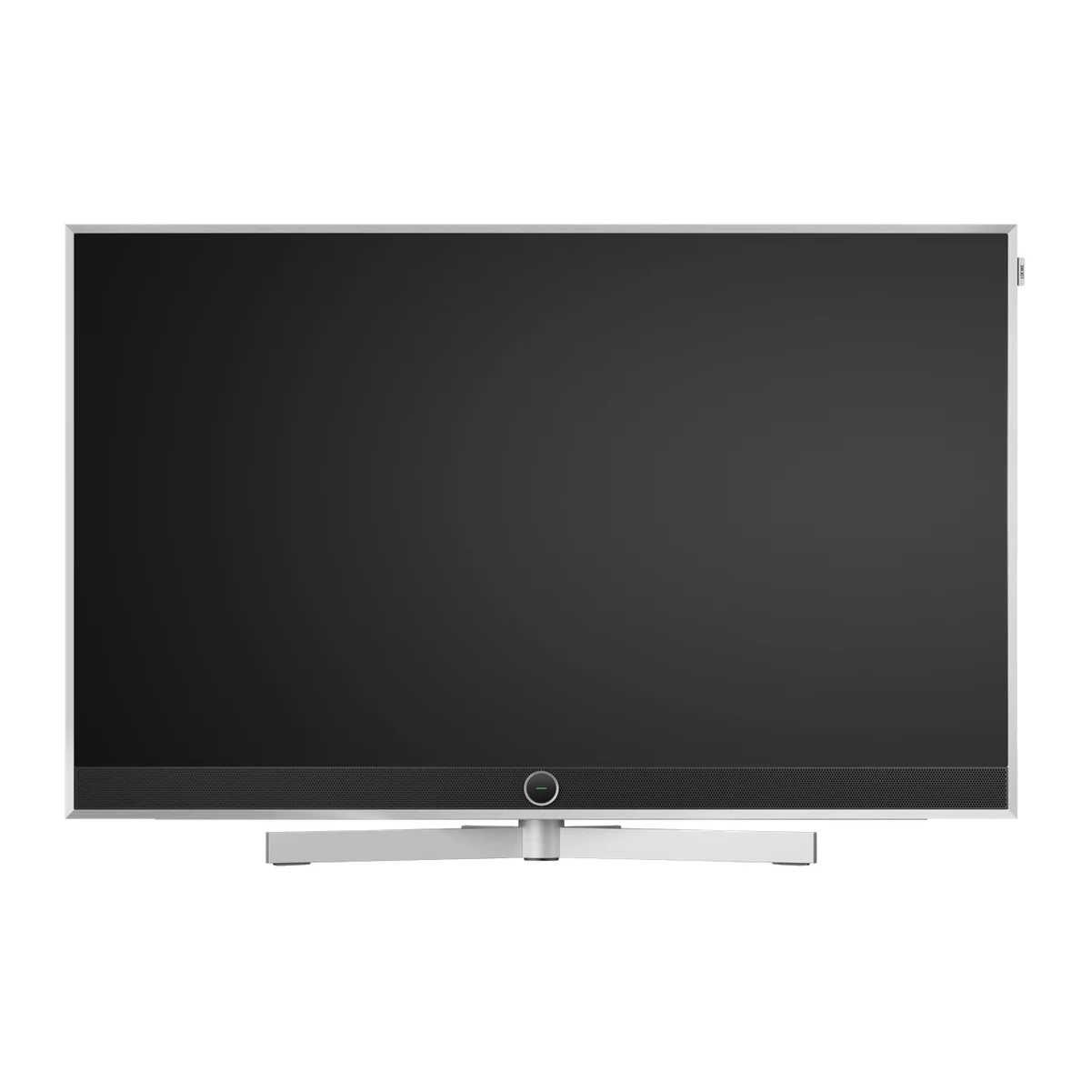 Loewe stellar 48 dr+ in Aluminium mit Concrete-Bezug, OLED-Fernseher 48 Zoll