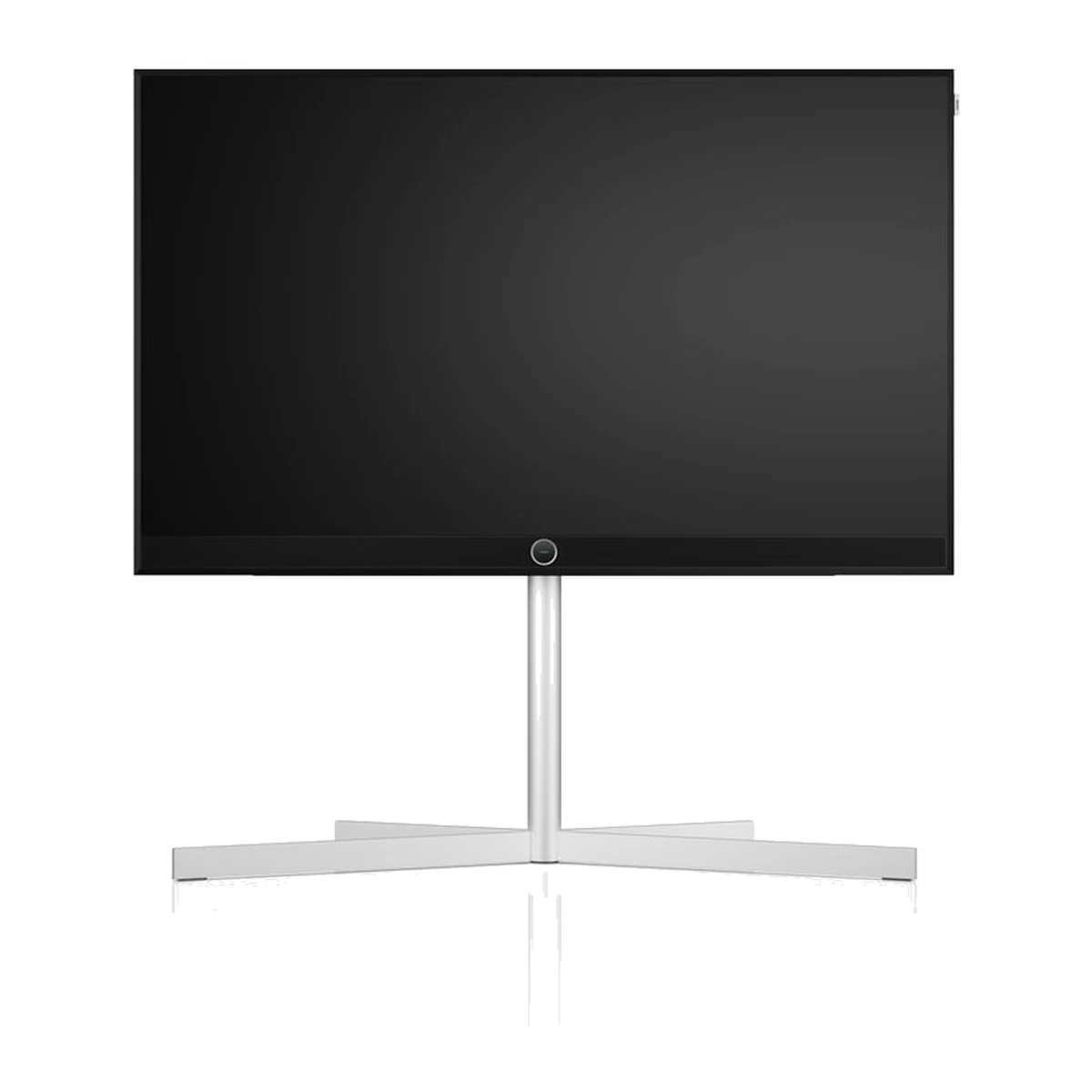 Loewe stellar 55 dr+ OLED-Fernseher im Finish alu black mit Lava-Rückwand
