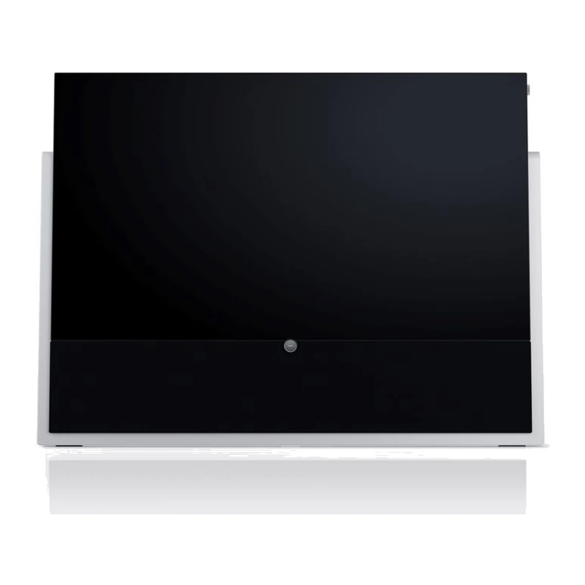 Loewe iconic inspire 65 in Pure White, OLED-4K-Fernseher 65 Zoll auf Standfuss
