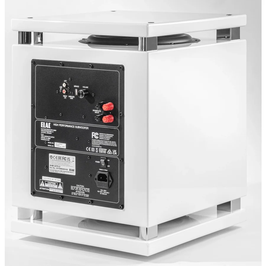 ELAC SUB 2070.2, Weiss Hochglanz