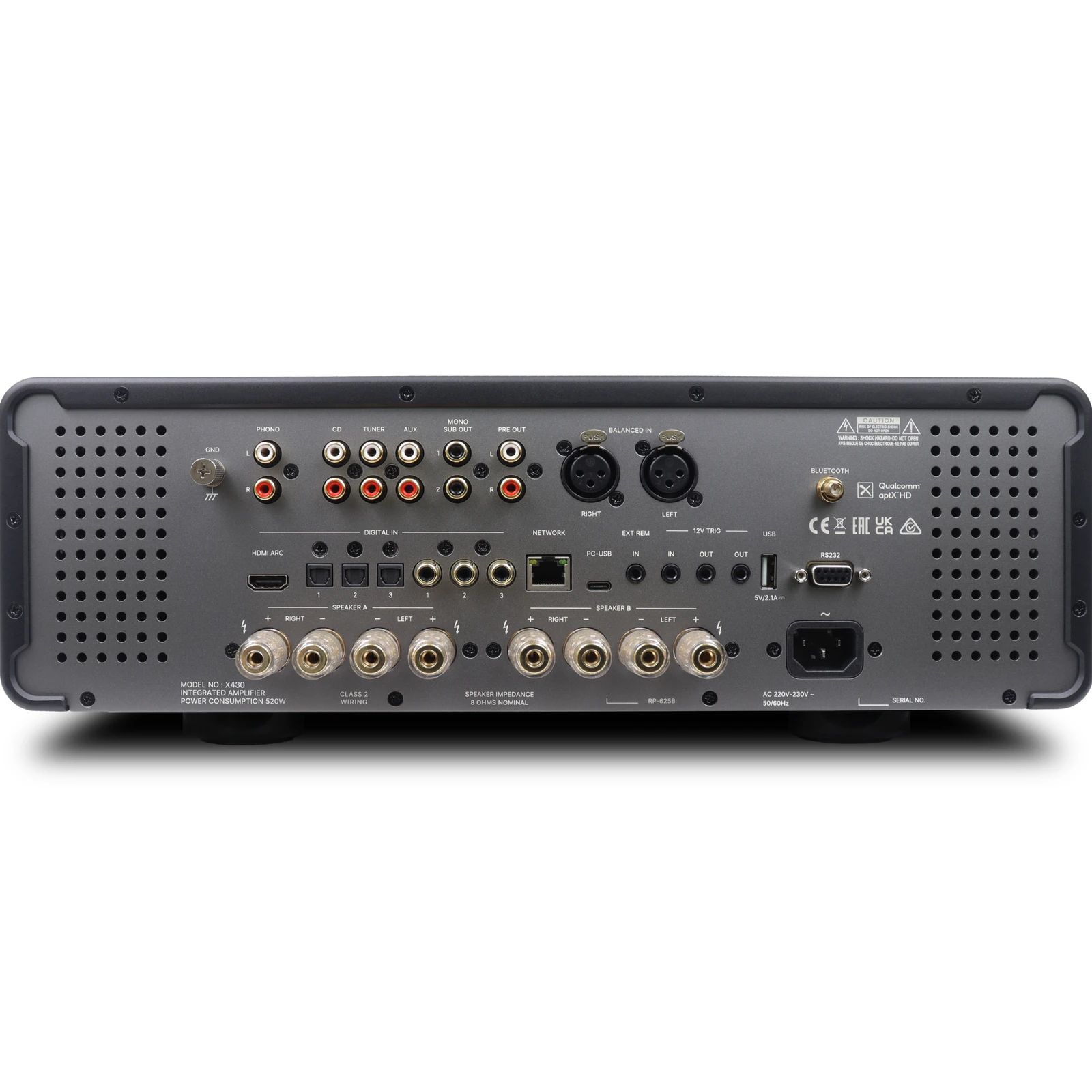Michi Prestige X430 - Rückseite