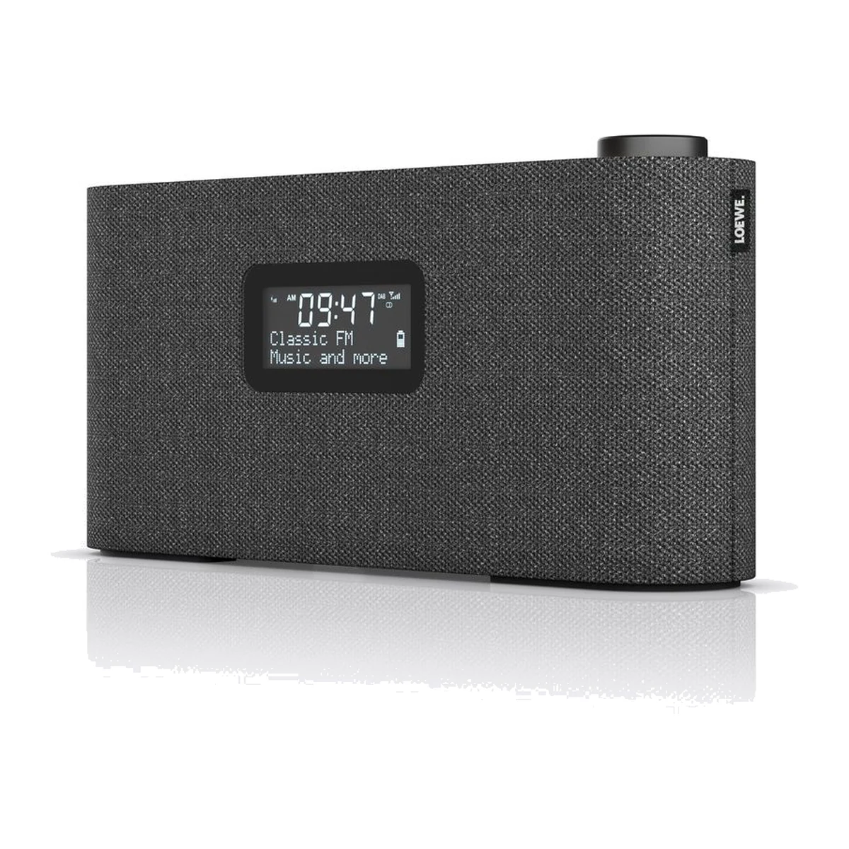 Loewe radio.frequency in Basalt Grey, Frontansicht
