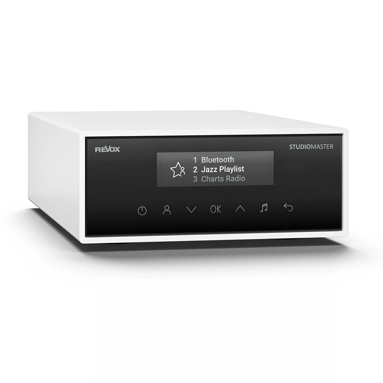 Revox STUDIOMASTER M500 weiss, Schrägansicht