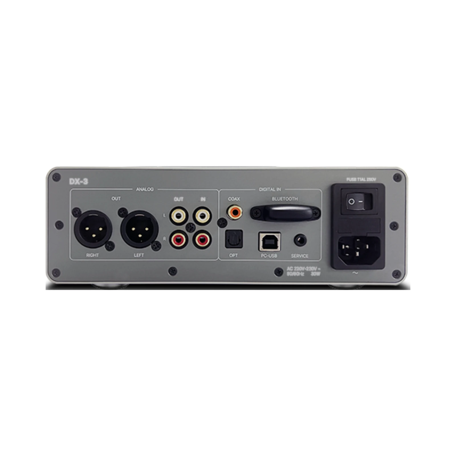 Rotel DX-3 - Rückseite