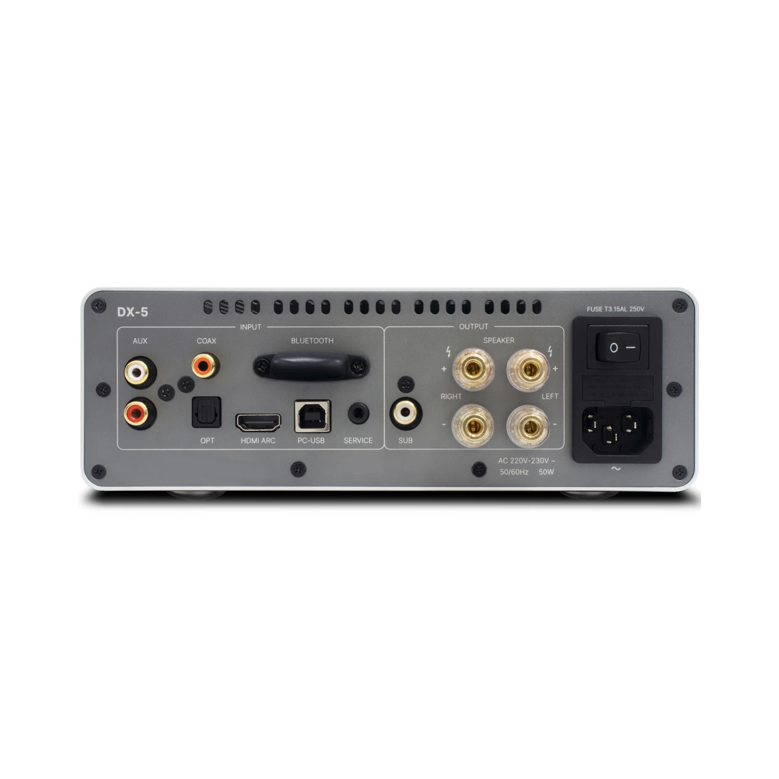 Rotel DX-5 - Rückseite