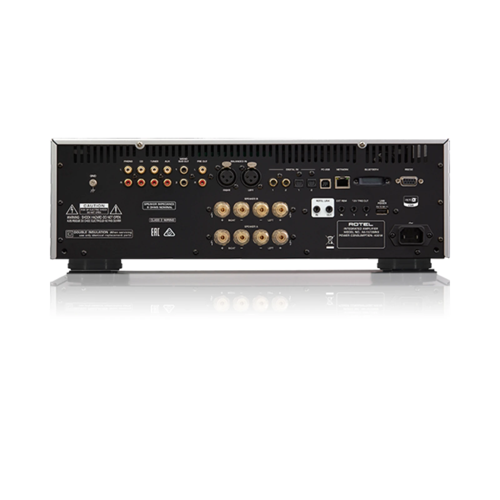 Rotel RA-1572 MkII - Rückseite