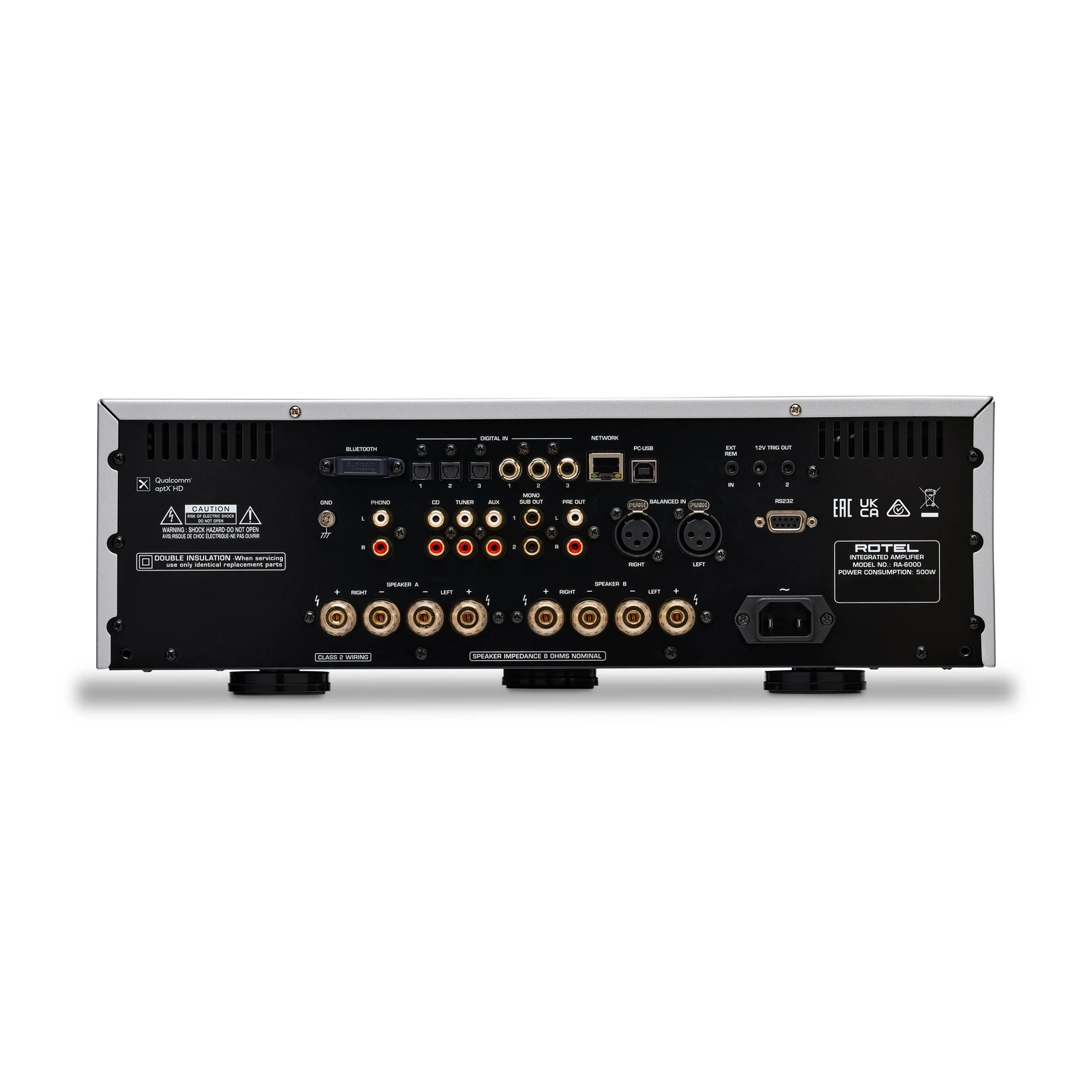 Rotel RA-6000 - Rückseite