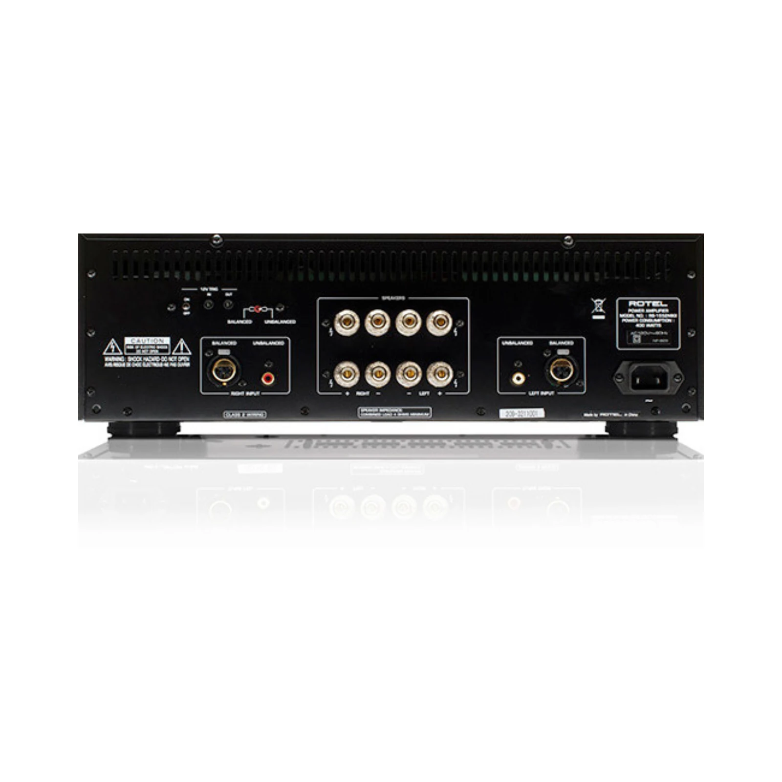 Rotel RB-1552 MkII - Rückseite
