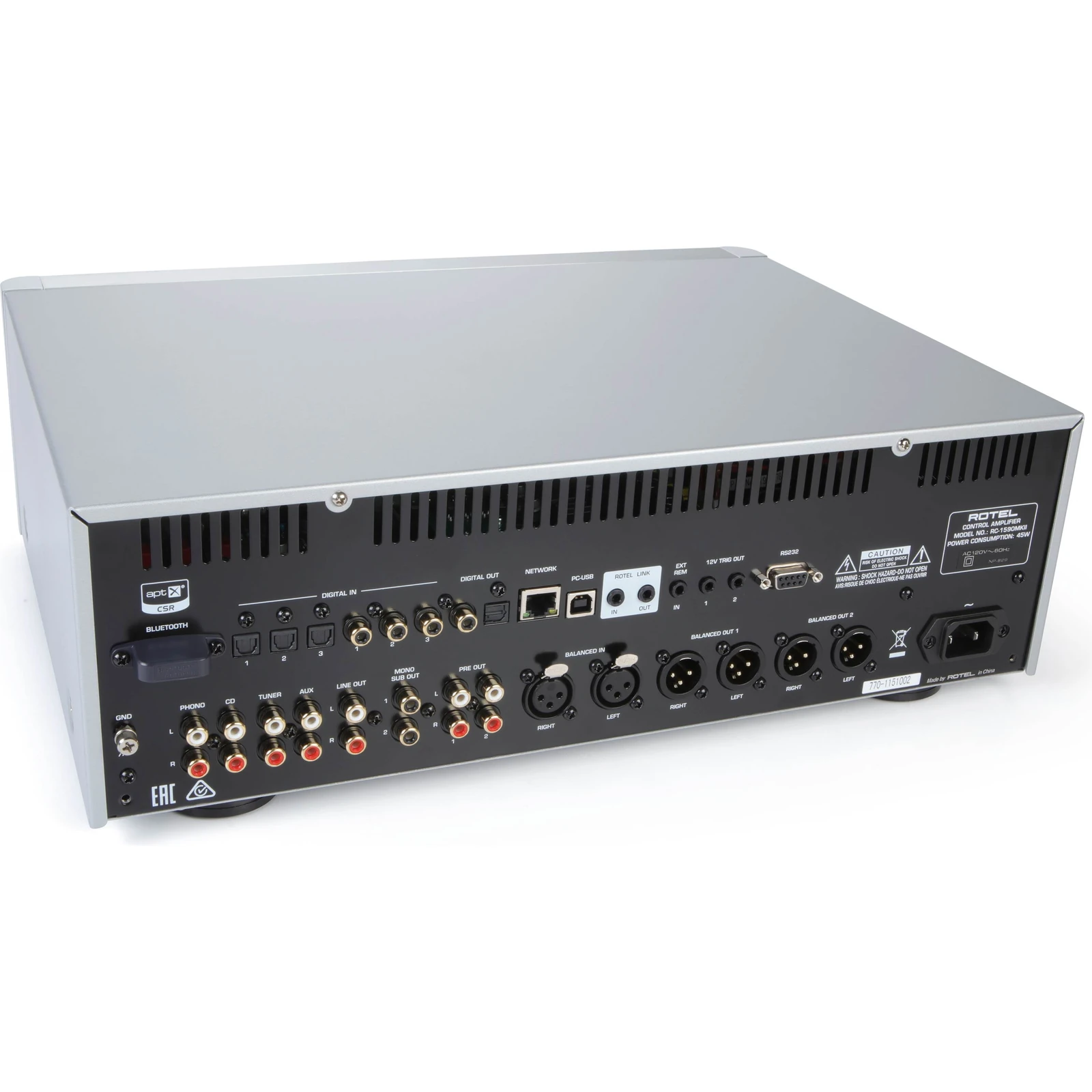 Rotel RC-1590 MkII - Ansicht schräg