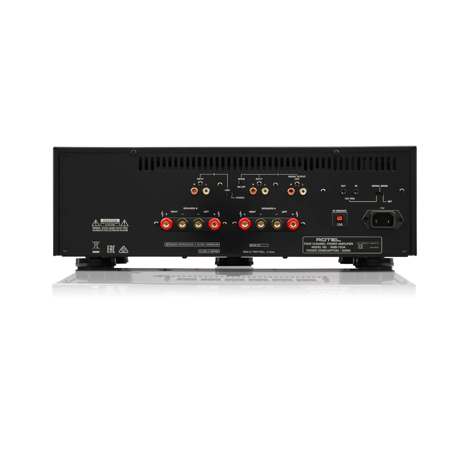 Rotel RMB-1504 - Rückseite