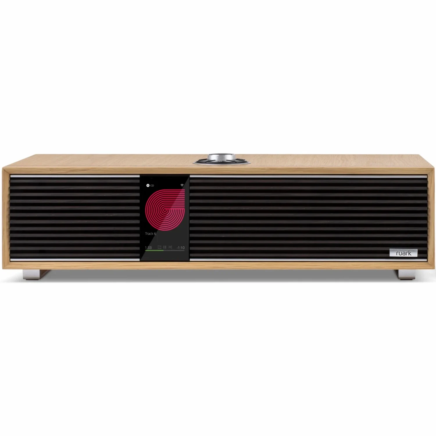 Ruark R410 40th Anniversary Limited Edition im White-Oak-Finish, Frontansicht