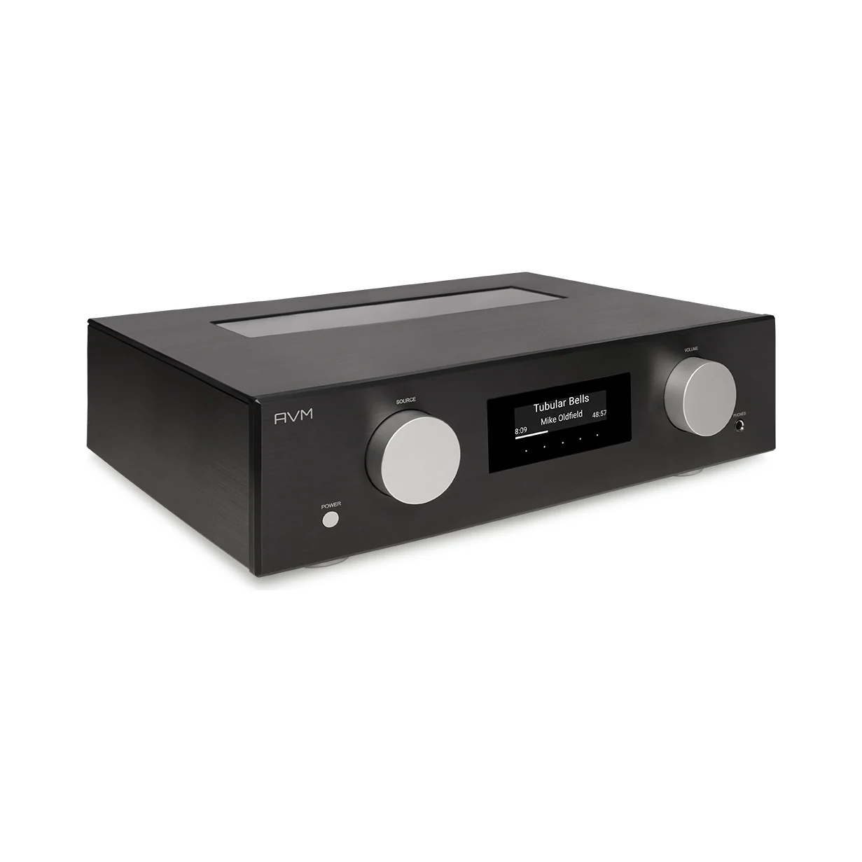 AVM AS 5.3 in Alu Black (schwarz), Ansicht von vorn