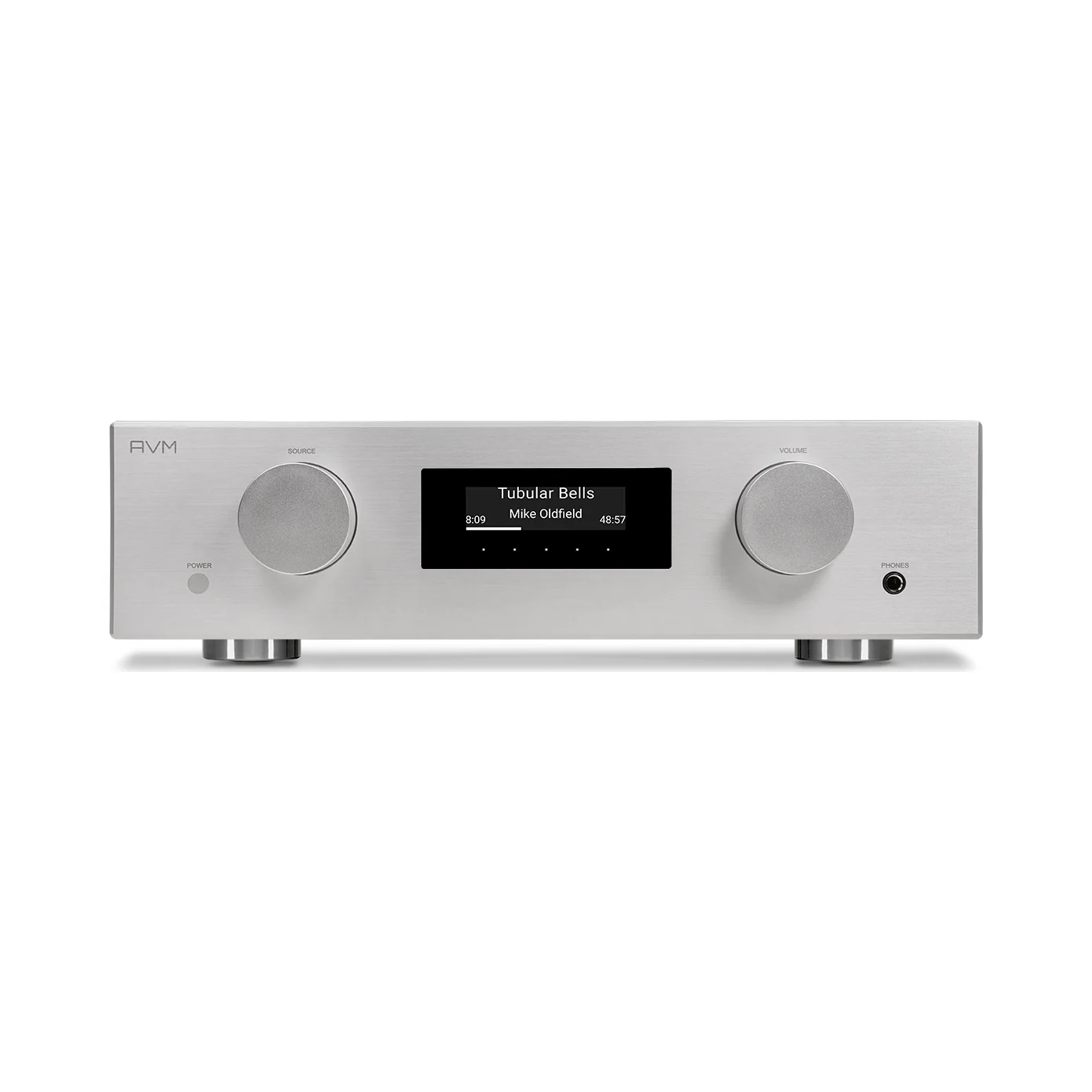 AVM AS 5.3 in Alu Silber (silber), Ansicht von vorn