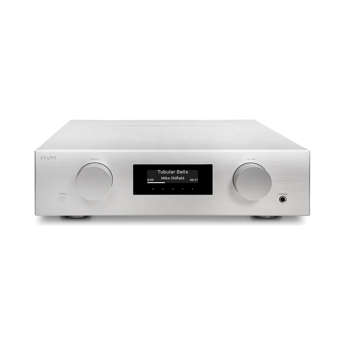AVM AS 5.3 in Alu Silber (silber), Ansicht von vorn