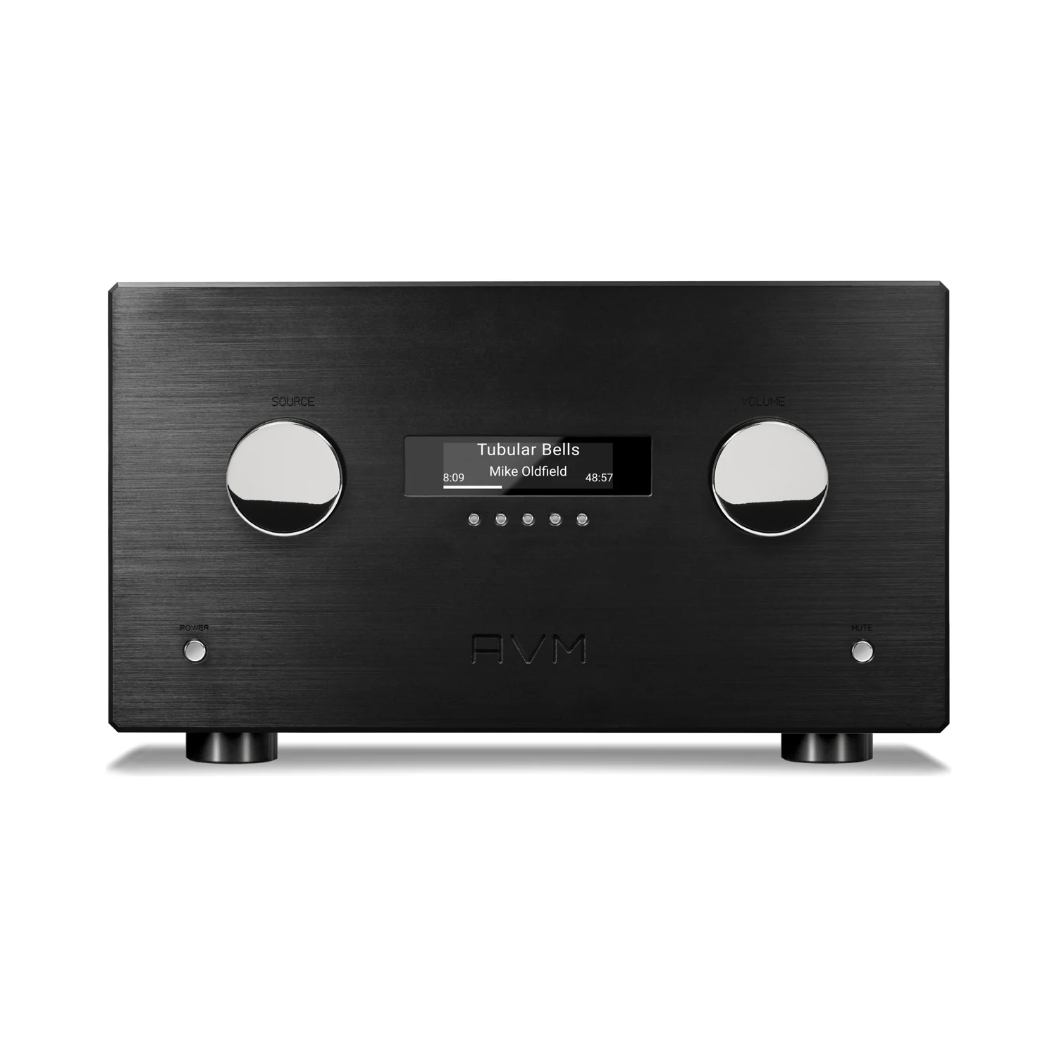 AVM AS XL Alu Black (schwarz), Frontansicht