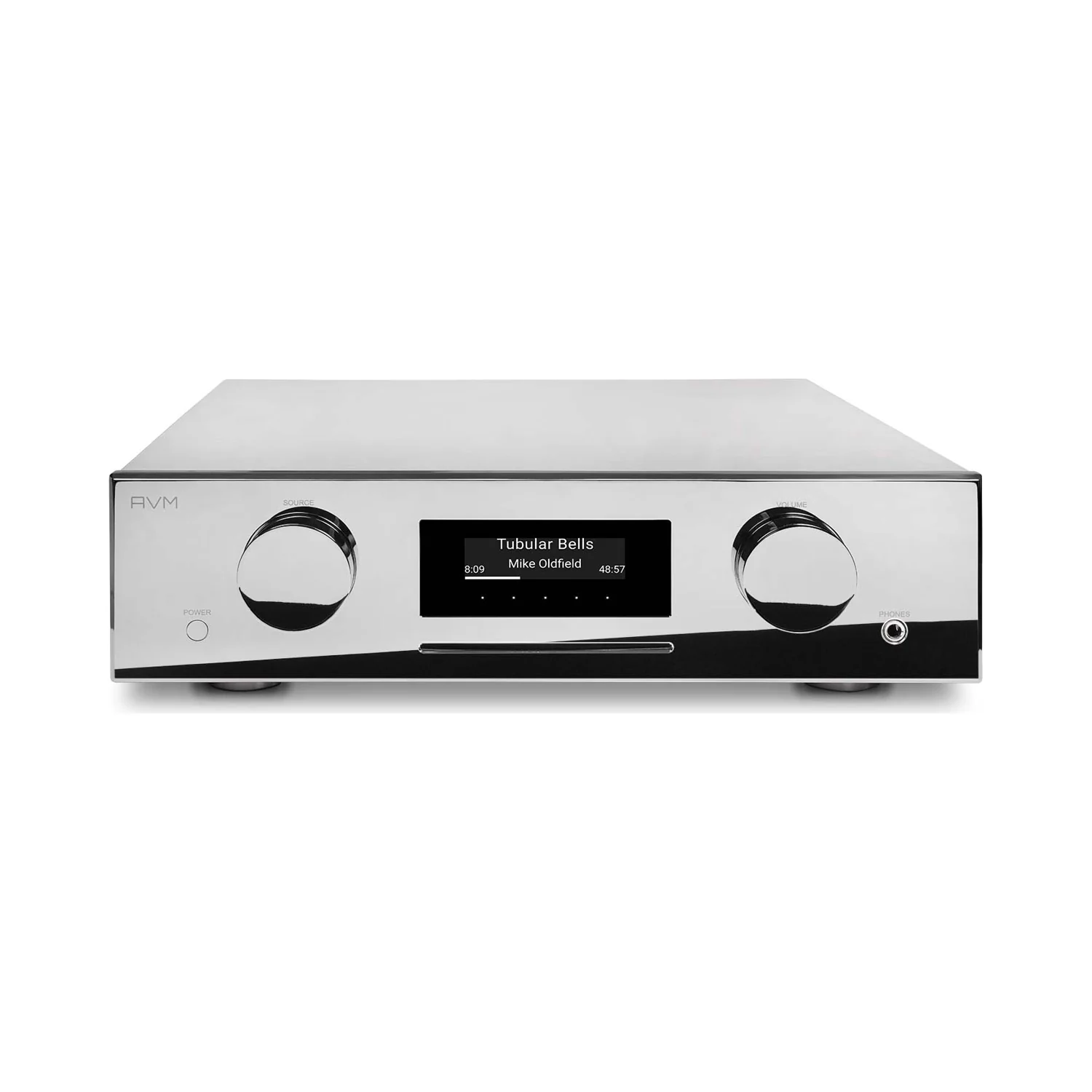 AVM CS 3.3 in Cellini (silber), Ansicht von vorn