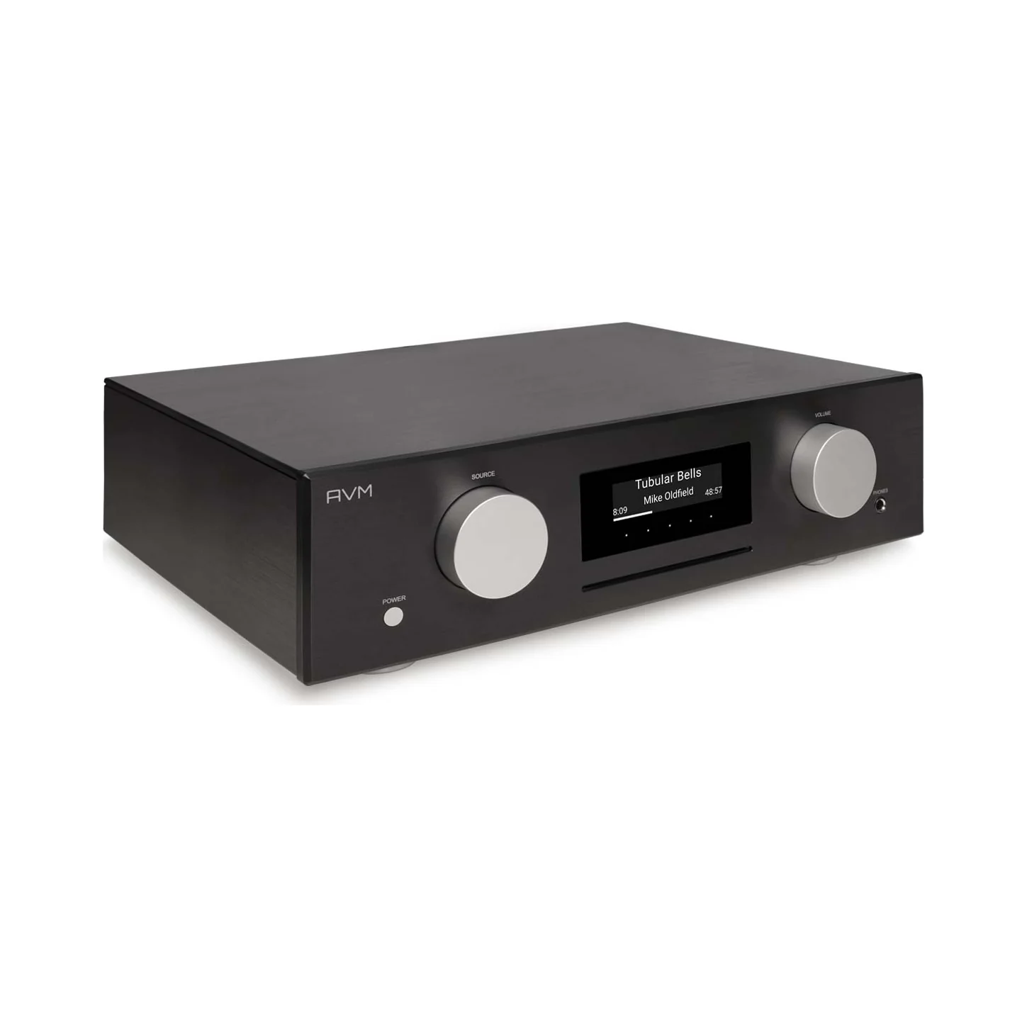 AVM CS 3.3 in Alu Black (schwarz), Ansicht von vorn