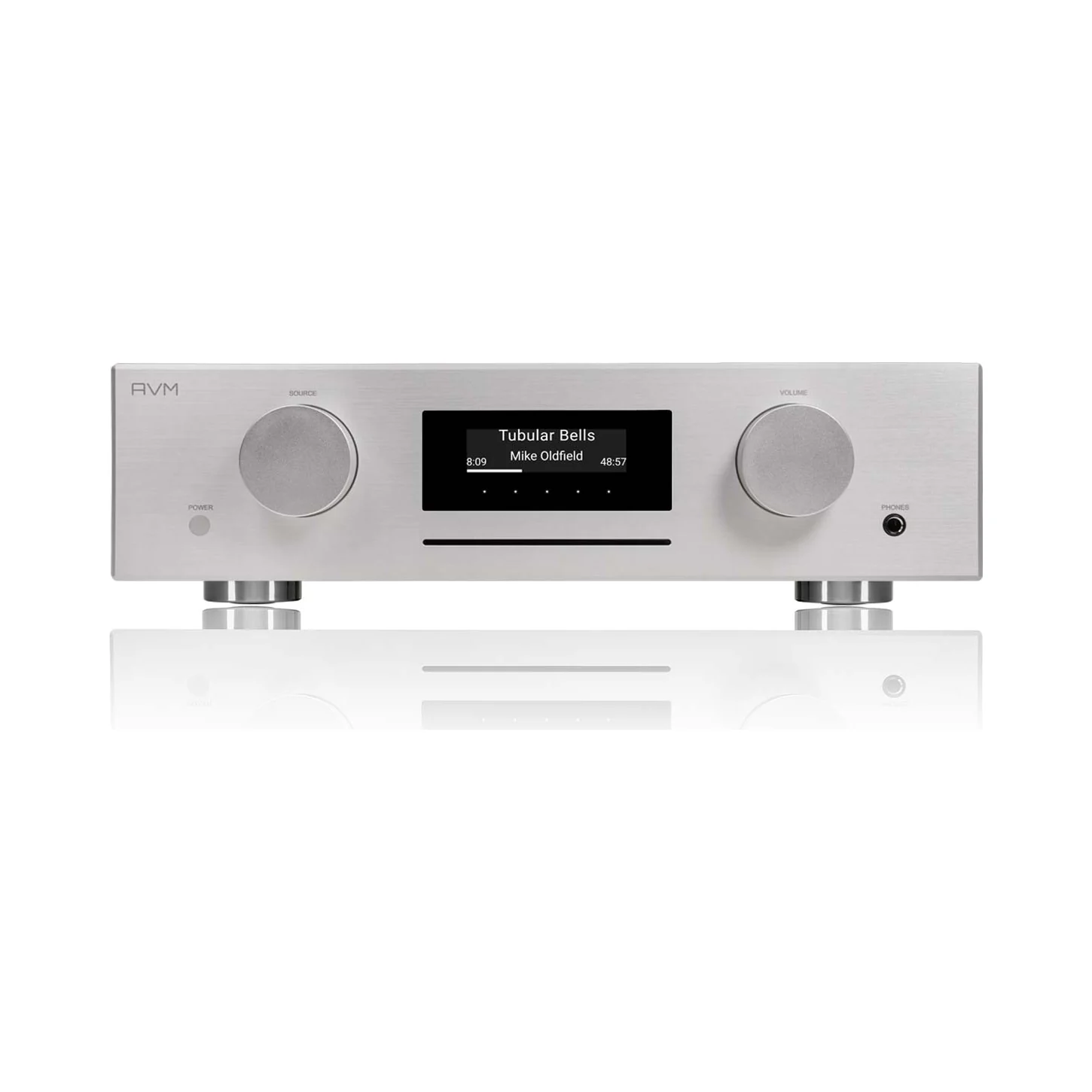 AVM CS 3.3 in Alu Silber (silber), Ansicht von vorn