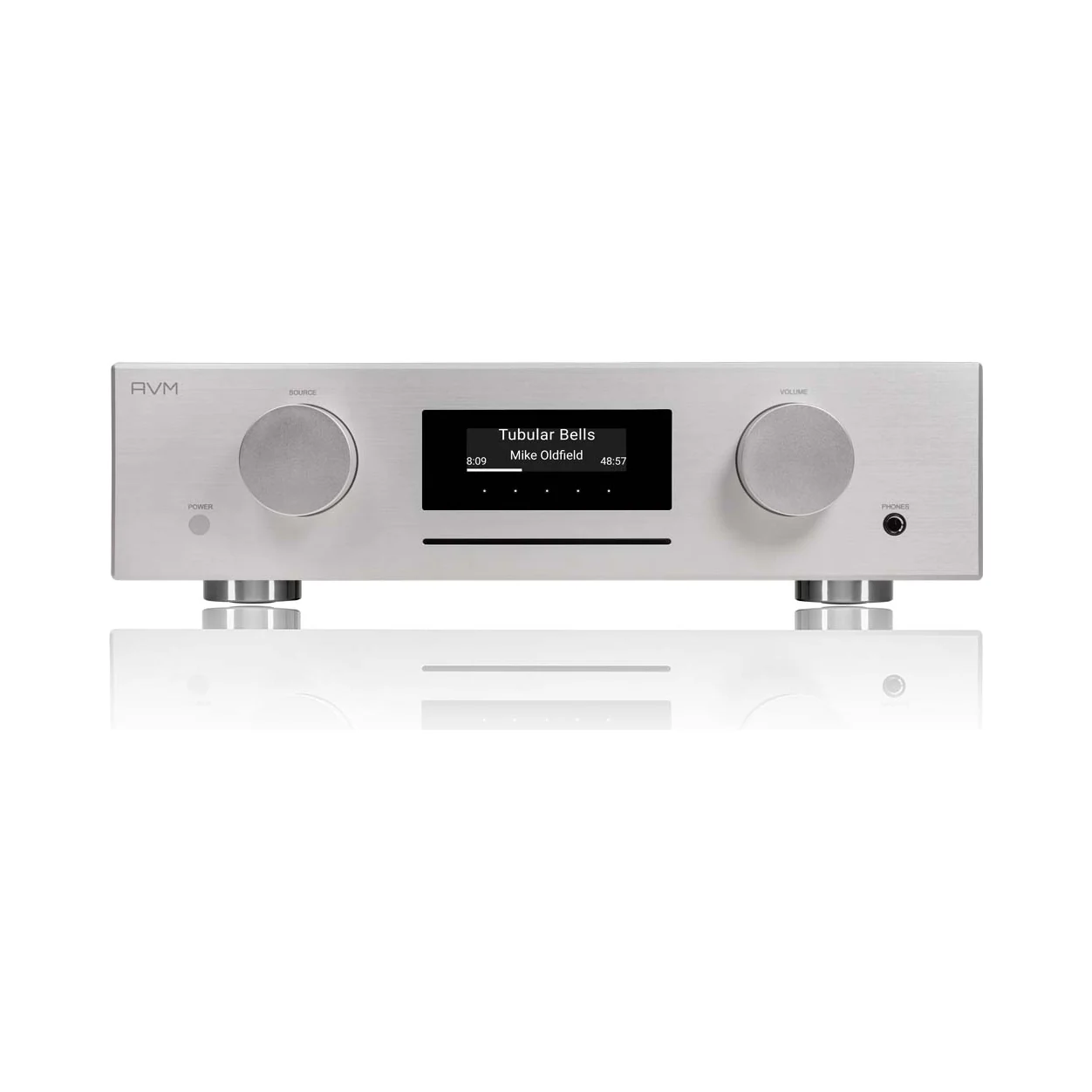 AVM CS 5.3 in Alu Silber (silber), Ansicht von vorn