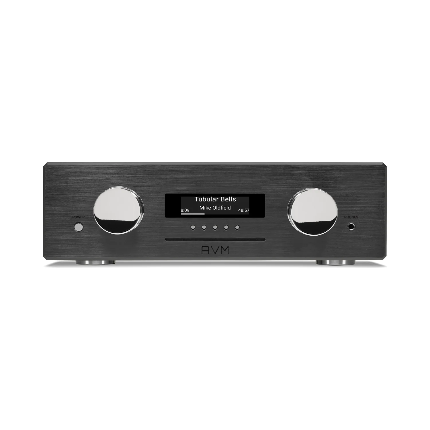 AVM CS 8.3 S Alu Black (schwarz), Frontansicht