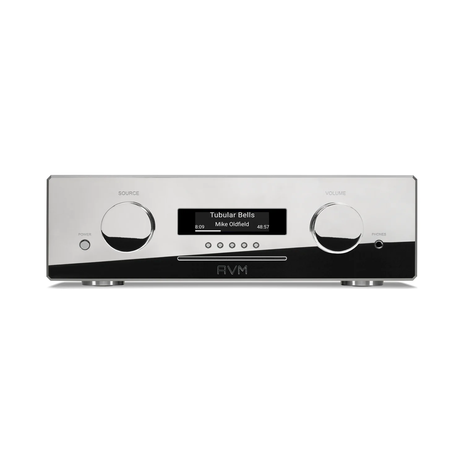AVM CS 8.3 S Cellini (silber), Frontansicht