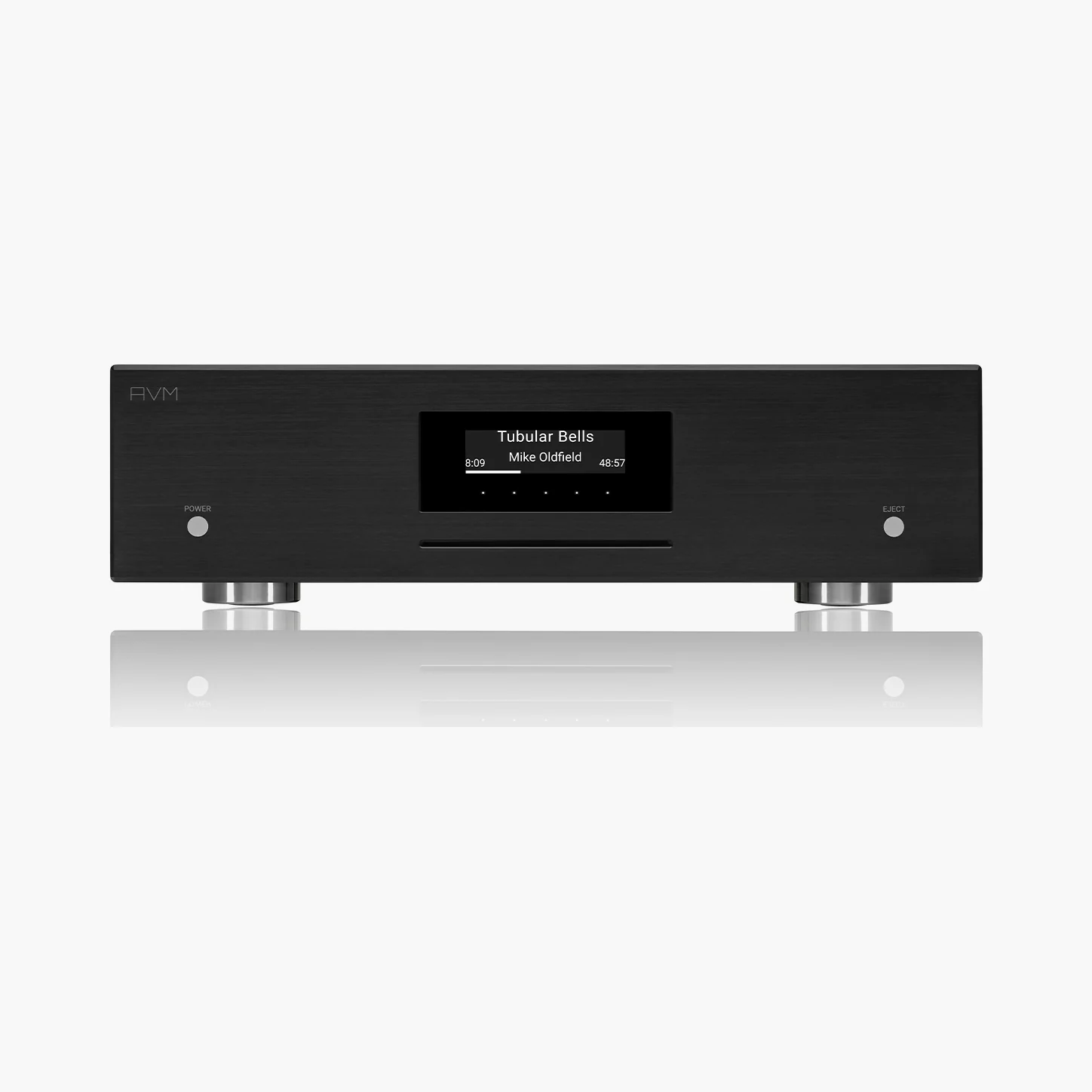 AVM MP 3.3 in Alu Black (schwarz), Ansicht von vorn