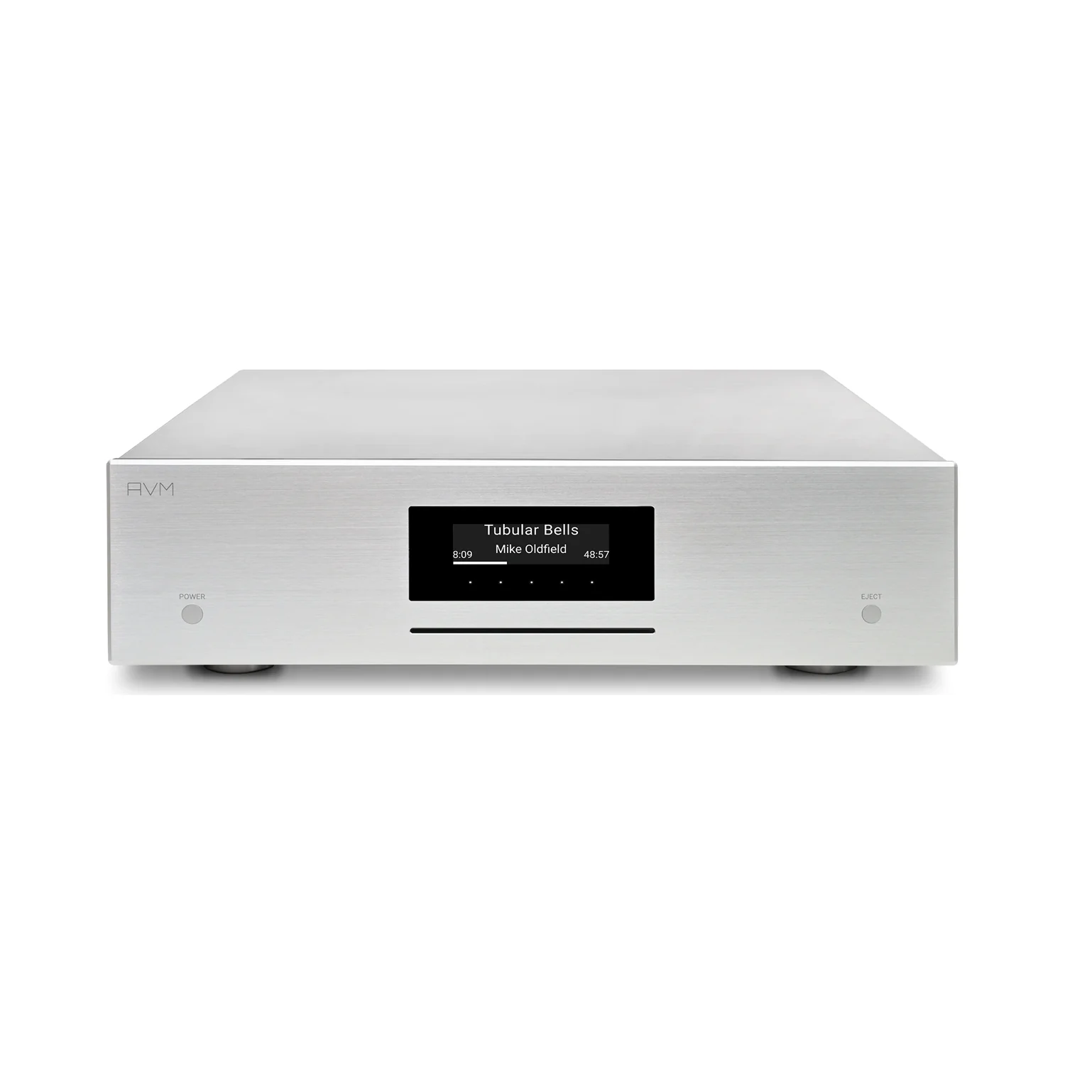AVM MP 3.3 in Alu Silber (silber), Ansicht von vorn