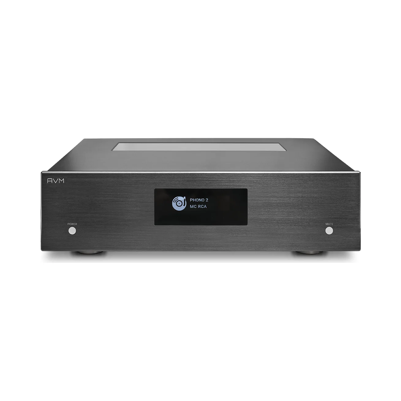 AVM PH 5.3 in Alu Black (schwarz), Ansicht von vorn