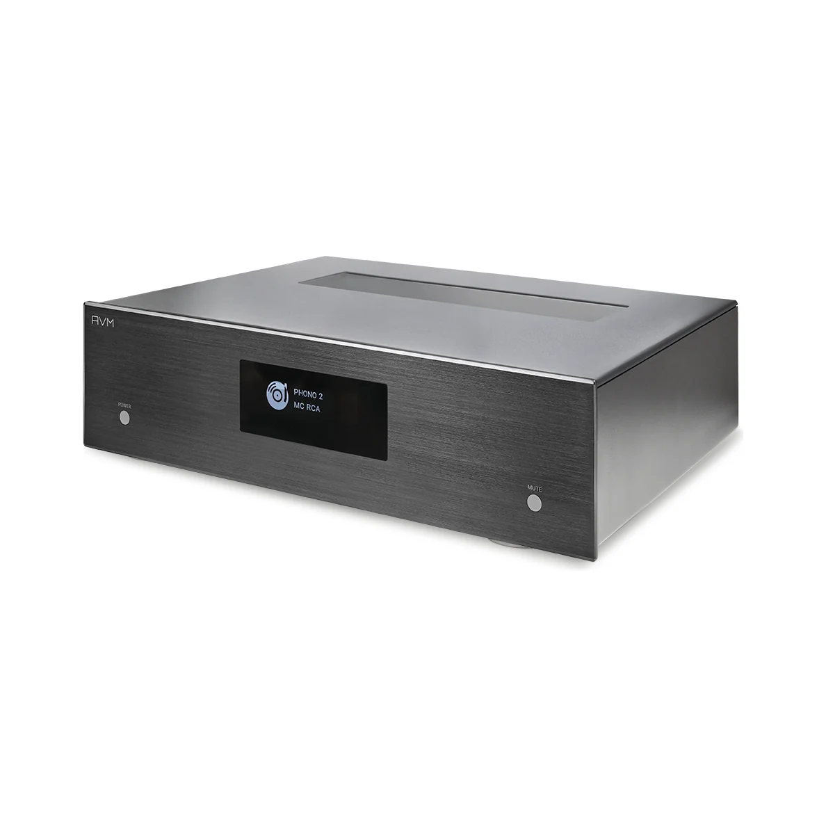 AVM PH 5.3 in Alu Black (schwarz), Ansicht von vorn