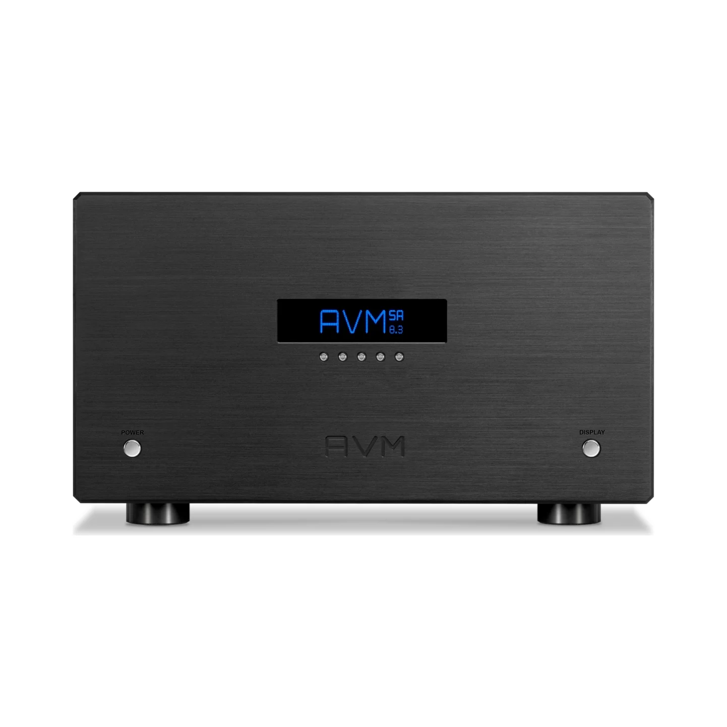 AVM SA 8.3 Alu Black (schwarz), Frontansicht
