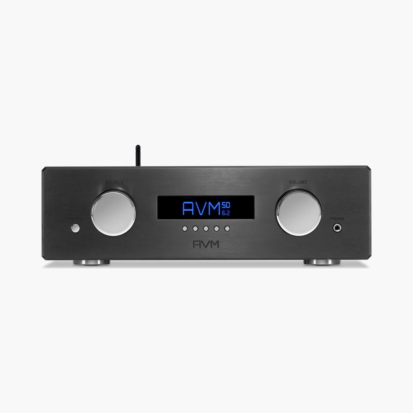 AVM SD 8.3 Alu Black (schwarz), Frontansicht
