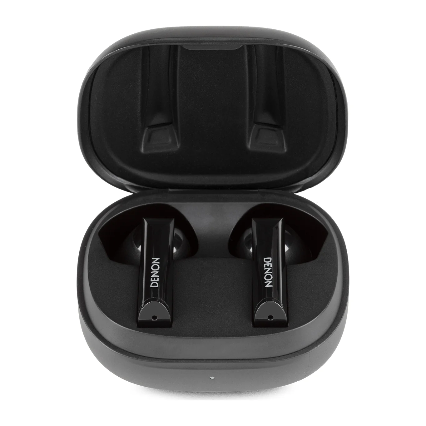 Denon AH-C500W, offenes Ladecase mit Earbuds