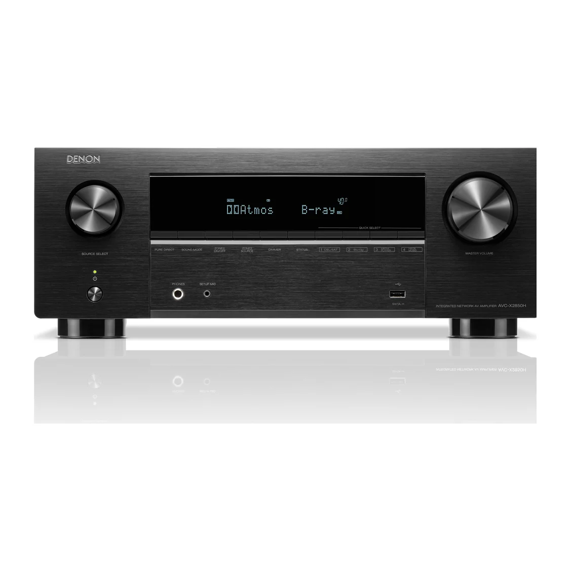 Denon AVC-X2850H Schwarz, Ansicht