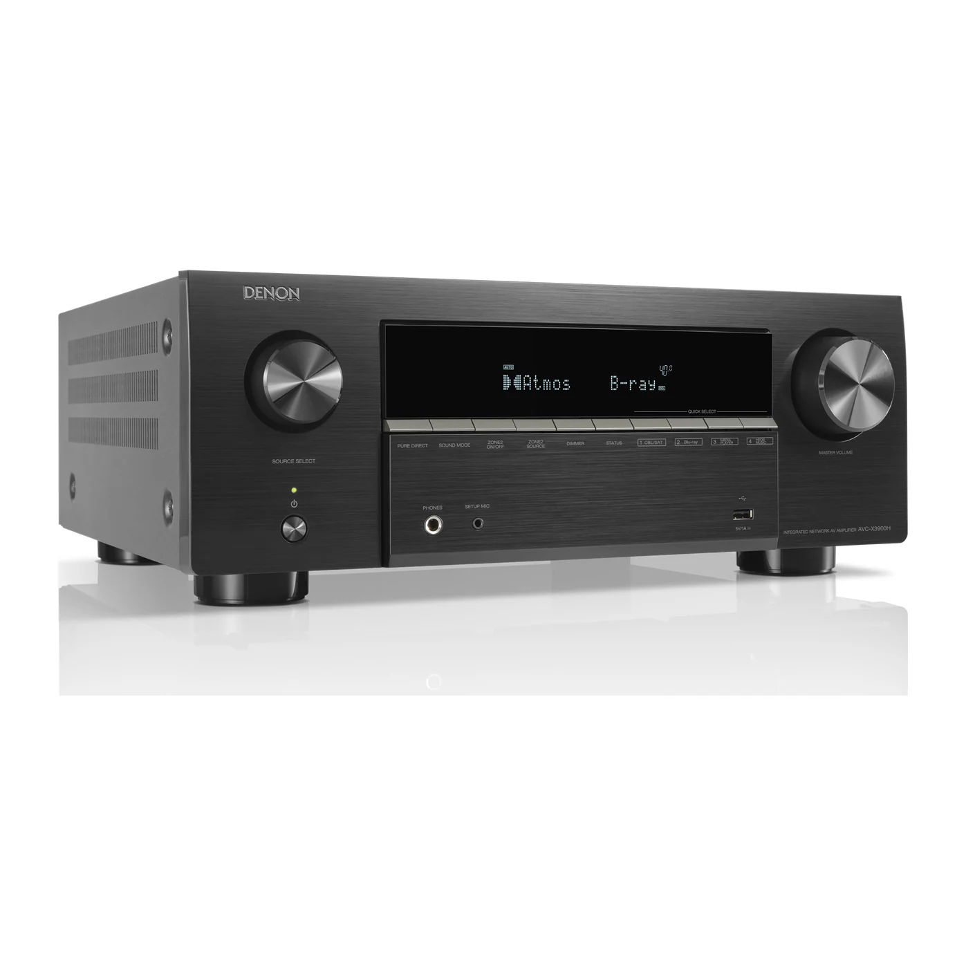Denon AVC-X3900H Schwarz, Ansicht