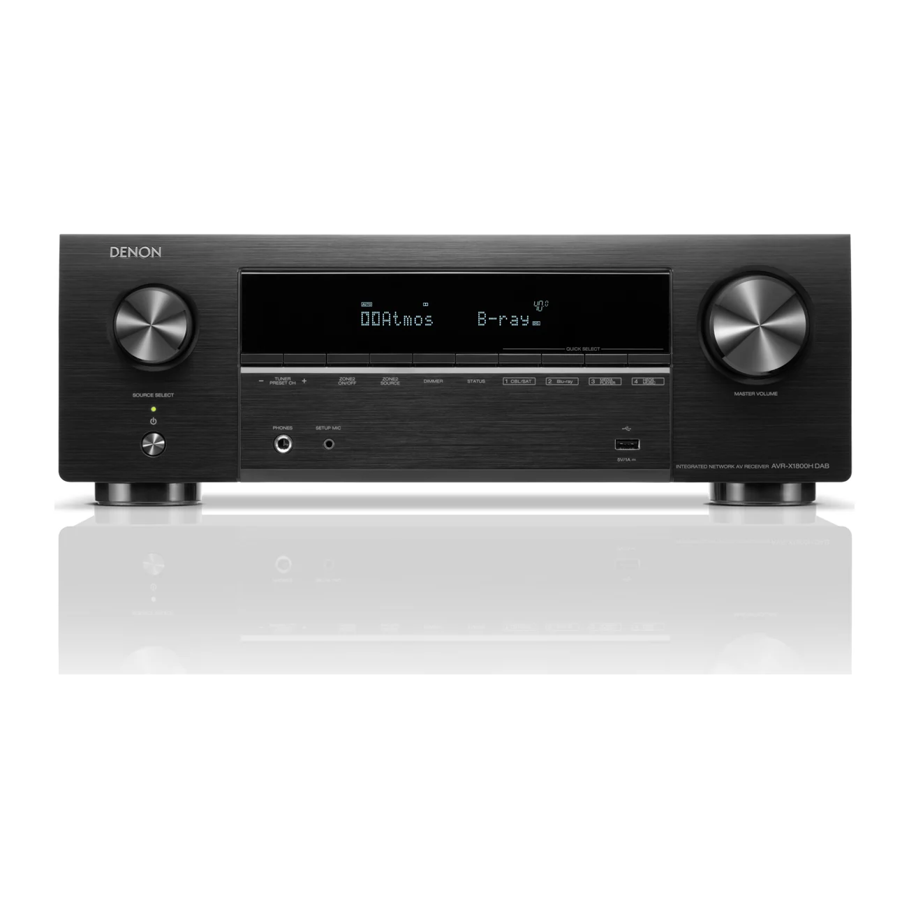 Denon AVR-X1800HDAB Schwarz, Ansicht