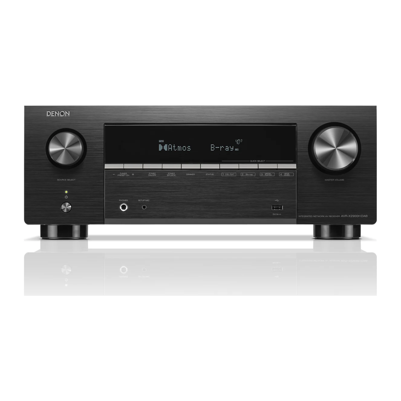 Denon AVR-X2900HDAB Schwarz, Ansicht
