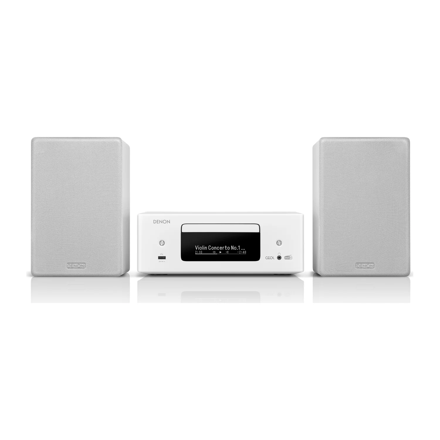 Denon CEOL N12DAB Weiss, Ansicht