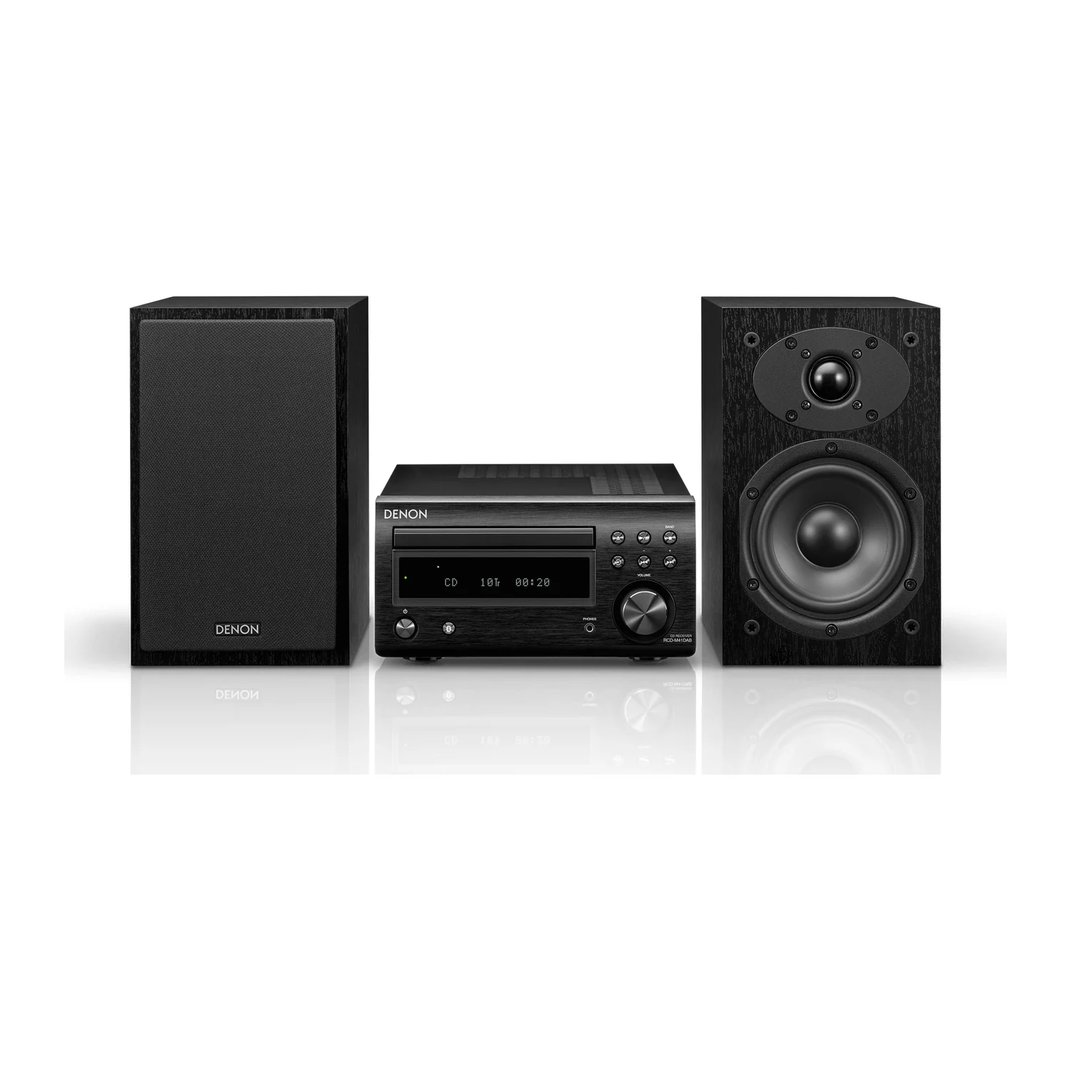 Denon D-M41DAB Schwarz, Ansicht