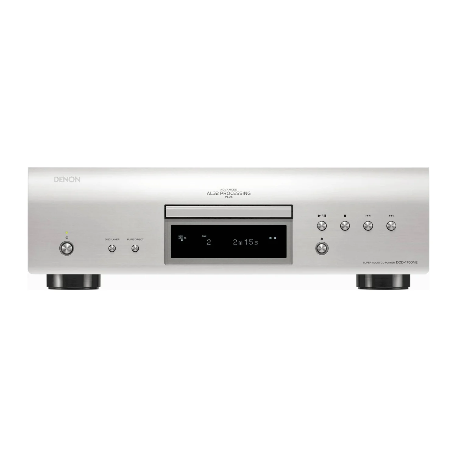 Denon DCD-1700NE Silber, Ansicht