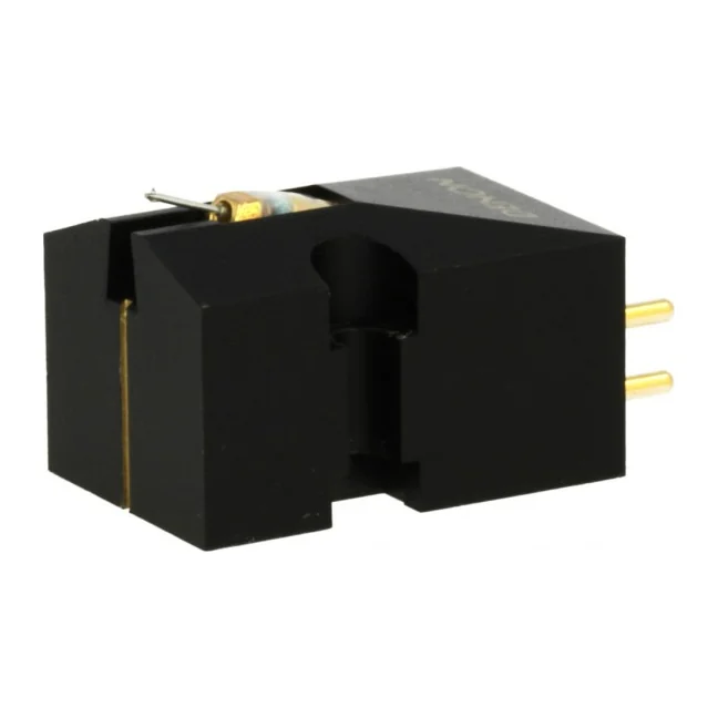 Denon DL-103R, Rückseite mit Anschluss-Pins