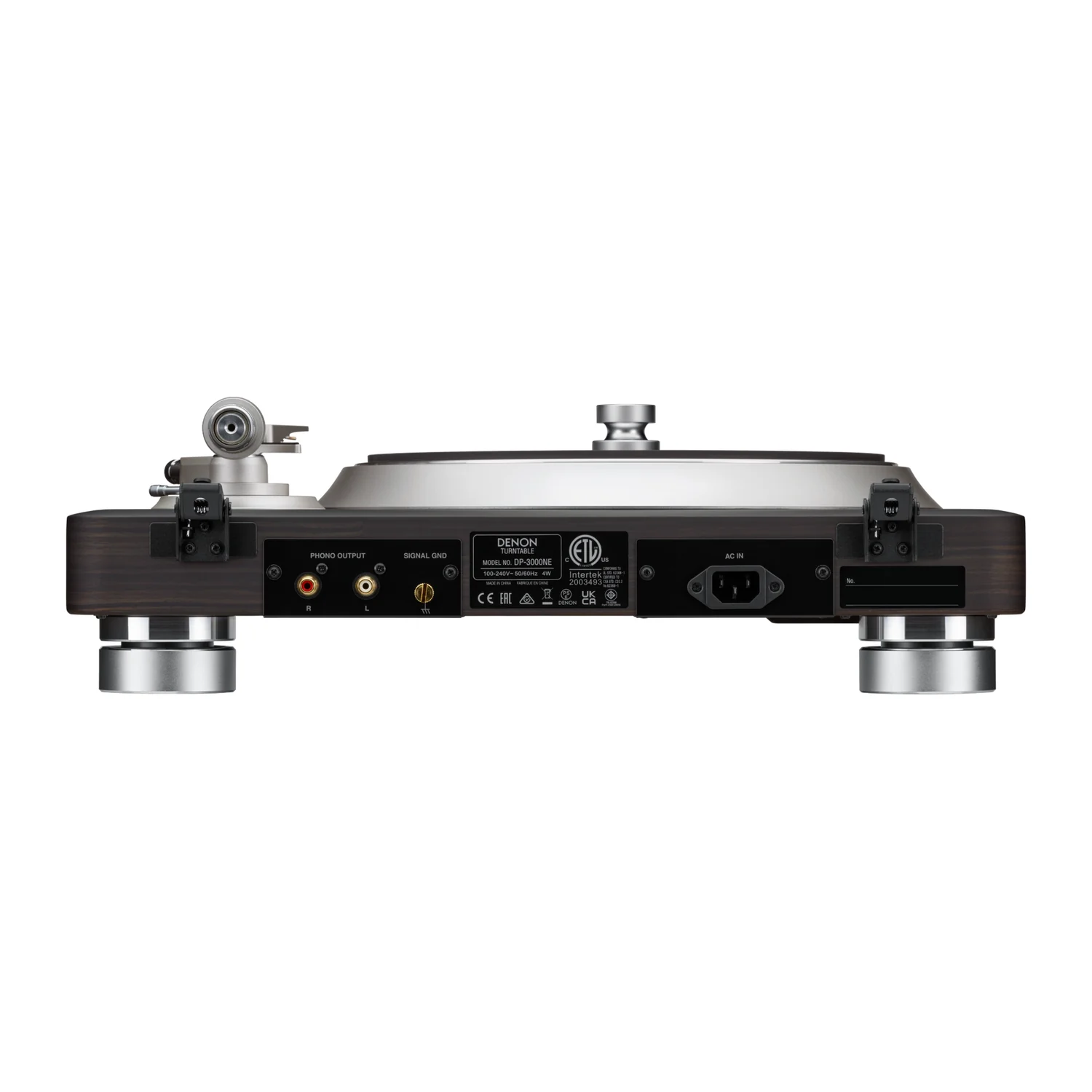Denon DP-3000NE, Rueckseite mit Anschluessen