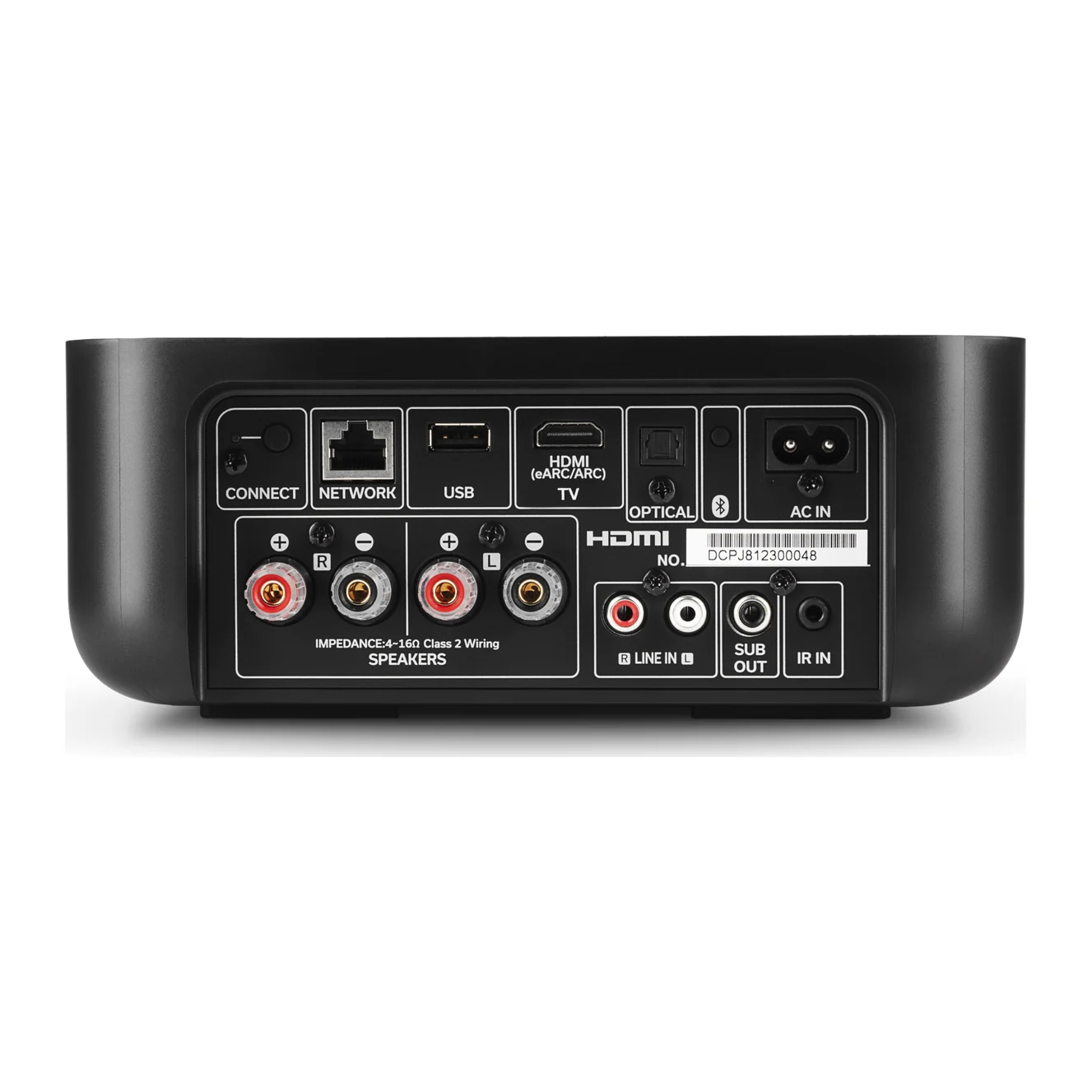 Denon Home Amp, Rückseite mit Anschlüssen