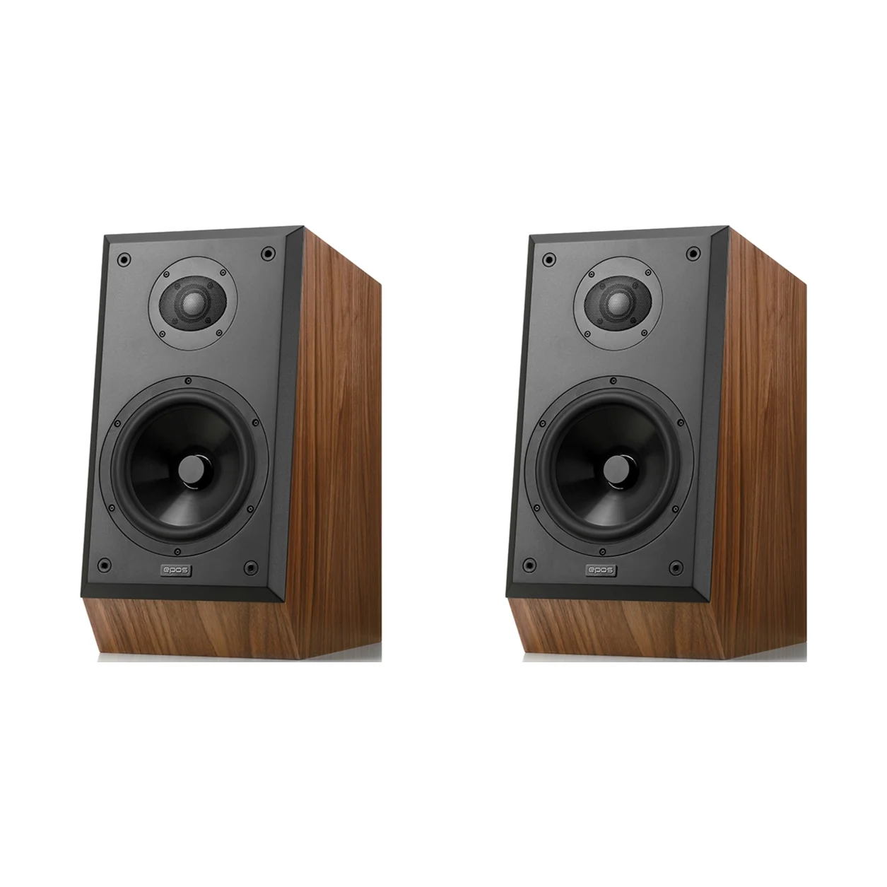 epos ES-14N Kompaktlautsprecher in Walnut (braun), Paar