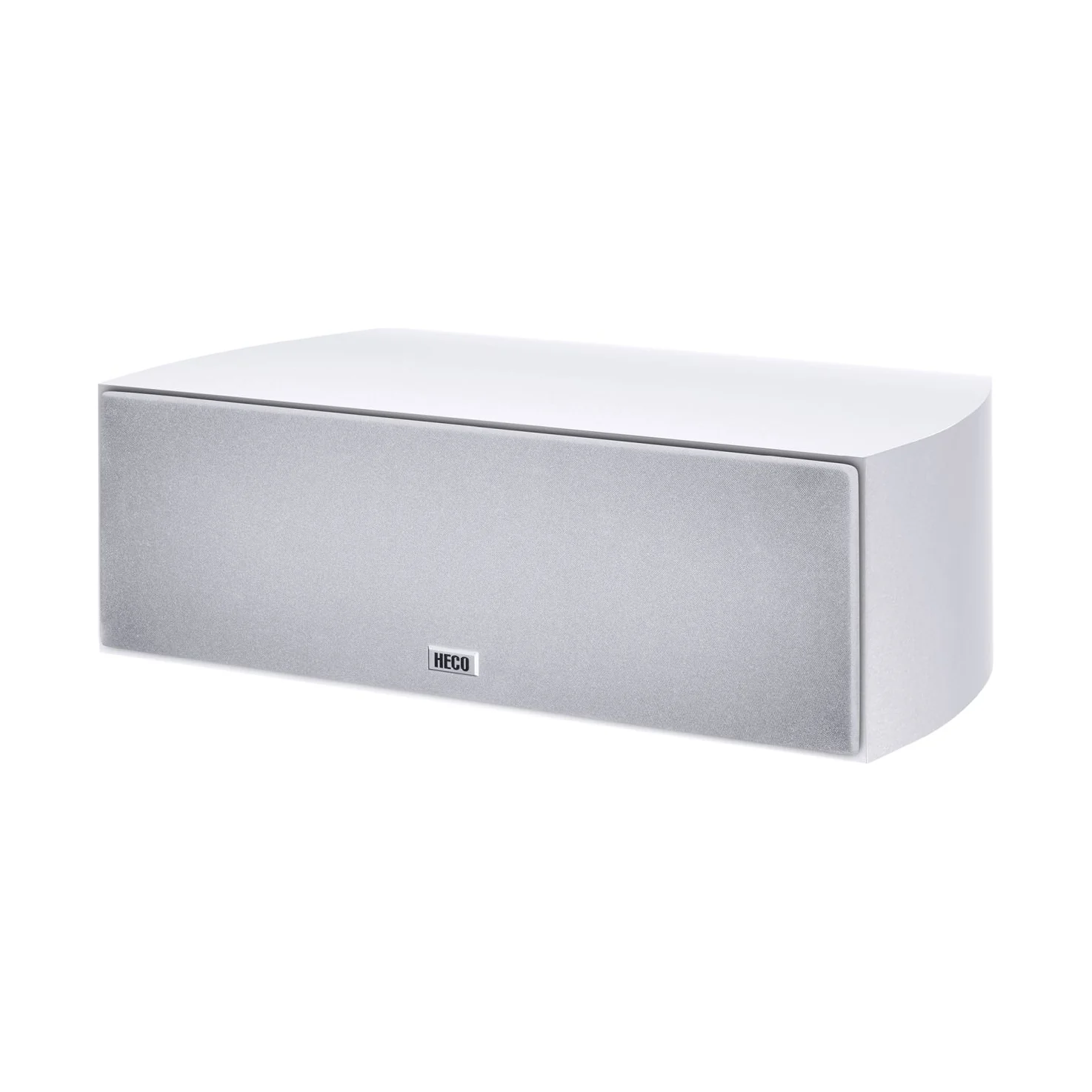 Heco Victa Elite Center 102 in Weiss mit aufgesetzter Frontabdeckung