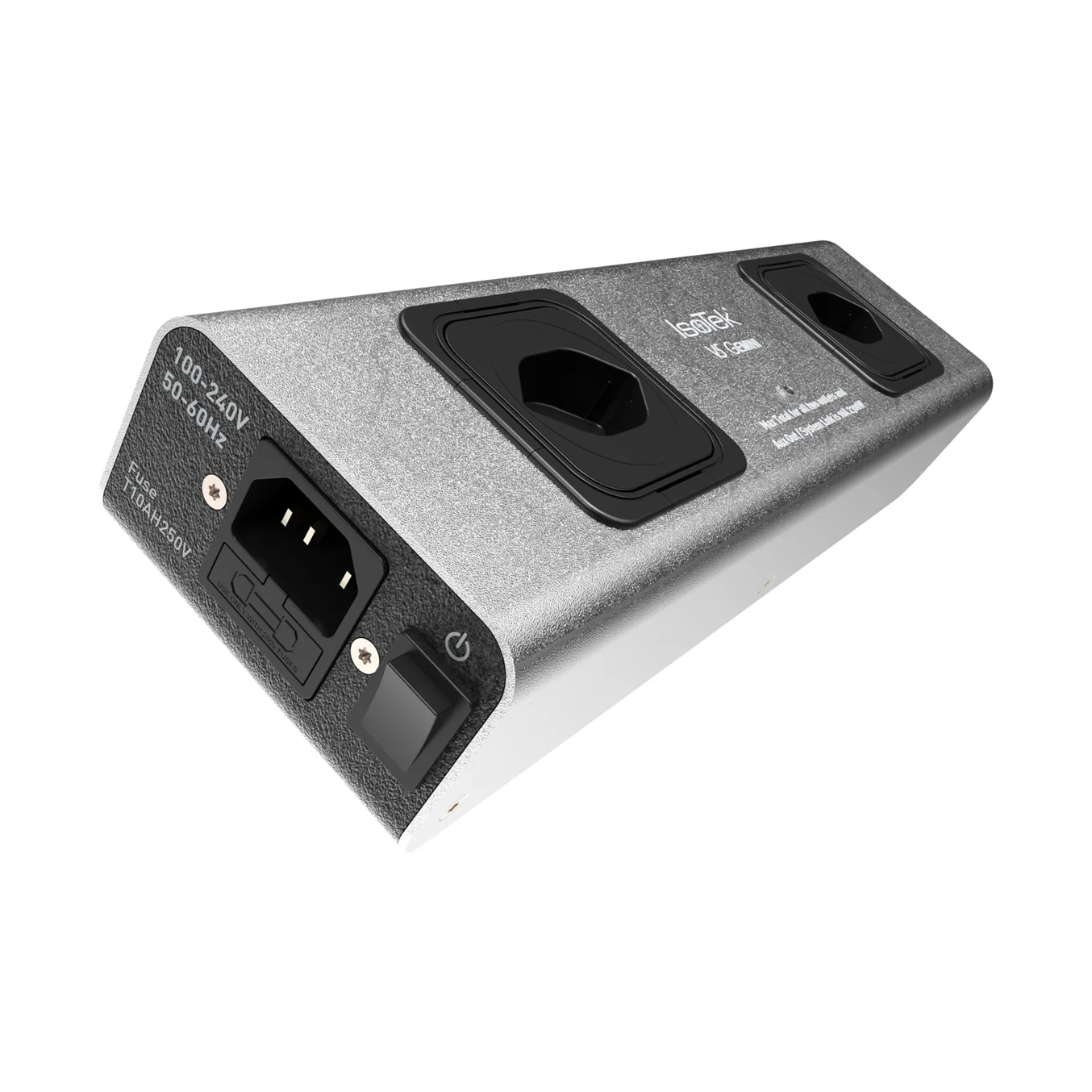 IsoTek V5 Gemini in Silber
